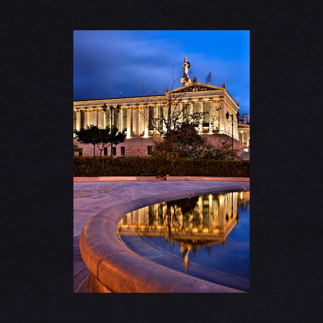 Elliptical reflection of the Academy of Athens by Cretense72